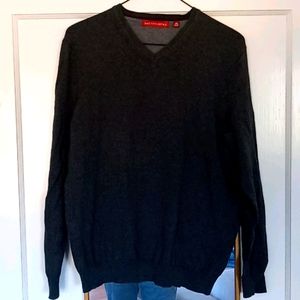 Saks Fifth Ave V-Neck Sweater Sz M